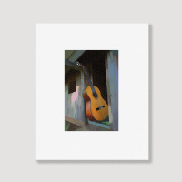 Love My Guitar Portrait Canvas Print | Artistshot