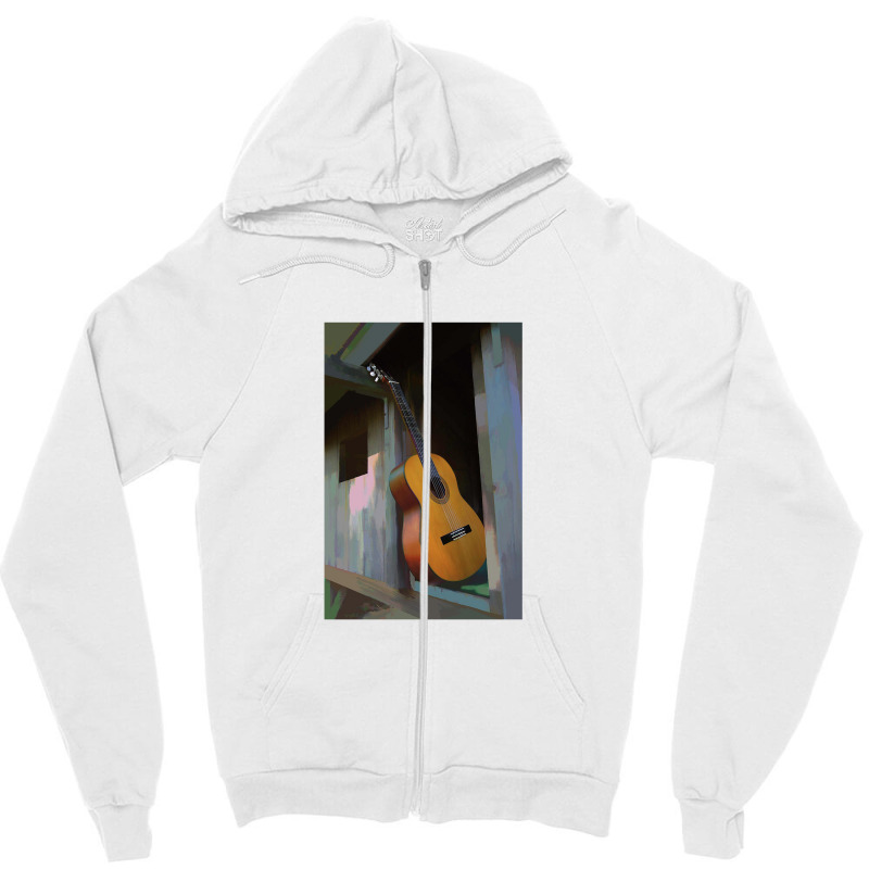 Love My Guitar Zipper Hoodie | Artistshot