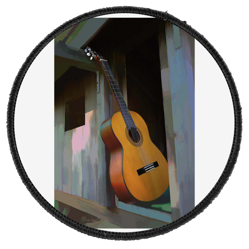 Love My Guitar Round Patch | Artistshot