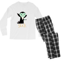 Morning Suck Vampire Coffee T Shirt Men's Long Sleeve Pajama Set | Artistshot