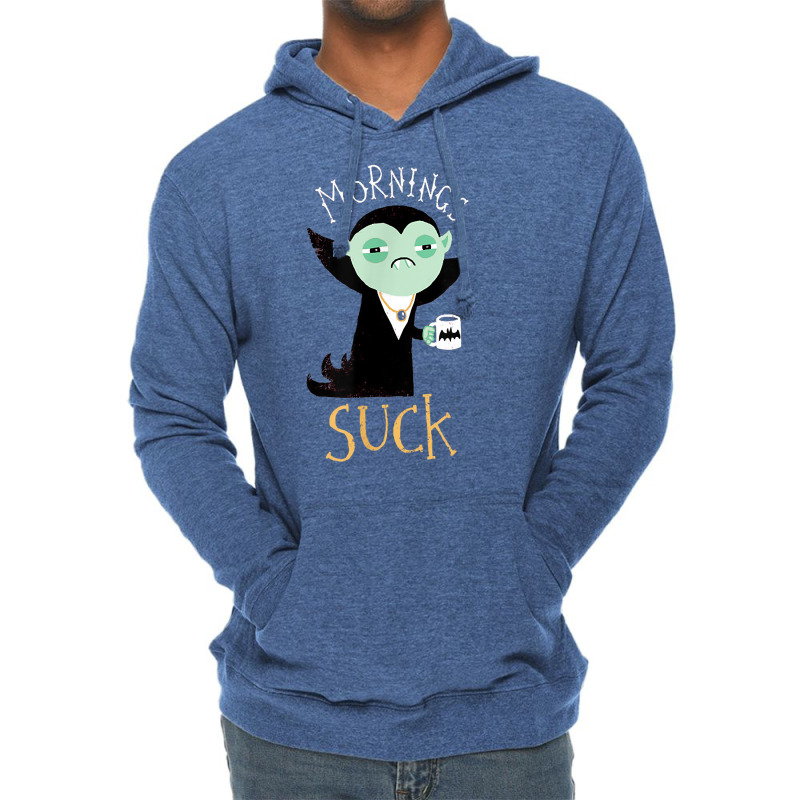 Morning Suck Vampire Coffee T Shirt Lightweight Hoodie by FavorRoh | Artistshot