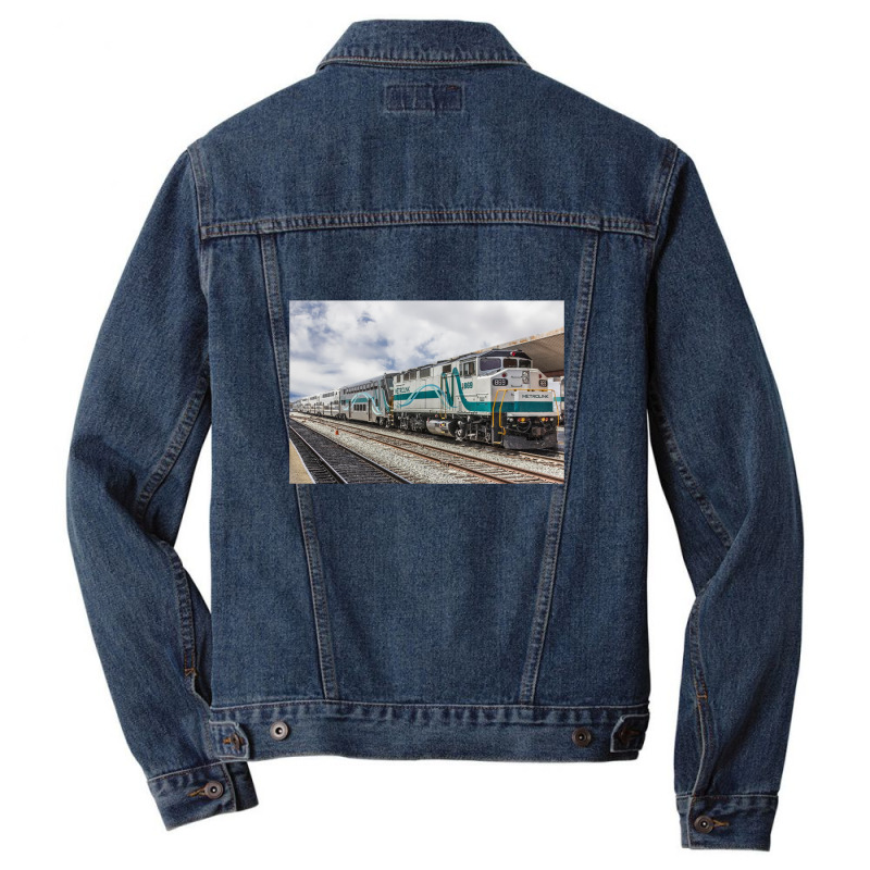 Metrolink Men Denim Jacket by aleksdarkink | Artistshot