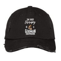 The Best Therapy Is A German Shepherd Owner Vintage Cap | Artistshot