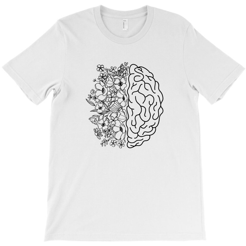 Floral Brain Anatomy T-Shirt by deanbriosnf | Artistshot