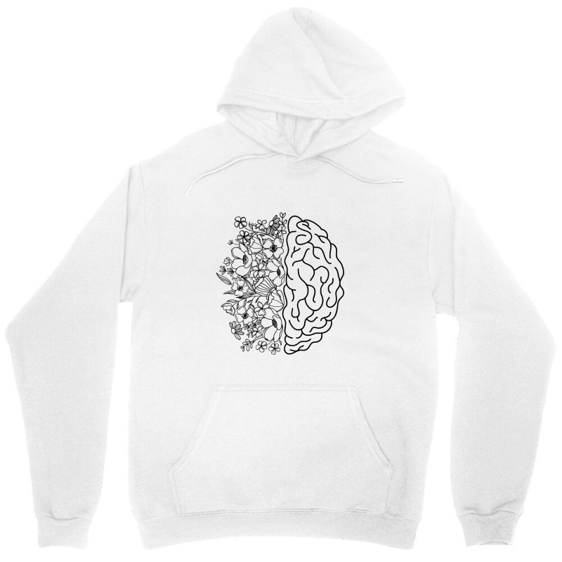 Floral Brain Anatomy Unisex Hoodie by deanbriosnf | Artistshot