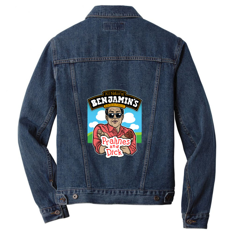 Pralines And Dick Uncensored World Men Denim Jacket | Artistshot