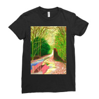 David Hockney The Arrival Of Spring Ladies Fitted T-shirt | Artistshot