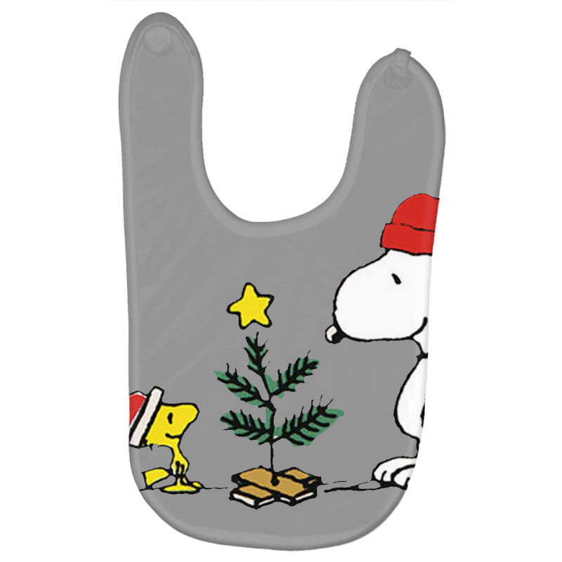 Snopy Christmas All Color Baby Bibs | Artistshot