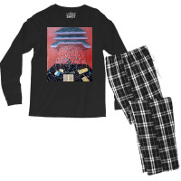 David Hockney   Music Center Unified Fund Men's Long Sleeve Pajama Set | Artistshot