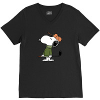 Snopy Golf V-neck Tee | Artistshot