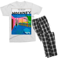 David Hockney Garden With Blue Men's T-shirt Pajama Set | Artistshot