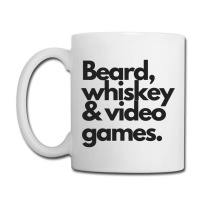 Beard, Whiskey   Video Games  Manly Whiskey Drinker Coffee Mug | Artistshot