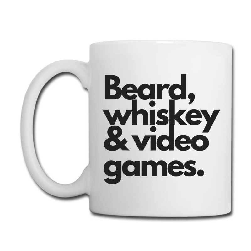 Beard, Whiskey   Video Games  Manly Whiskey Drinker Coffee Mug | Artistshot