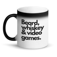 Beard, Whiskey   Video Games  Manly Whiskey Drinker Magic Mug | Artistshot