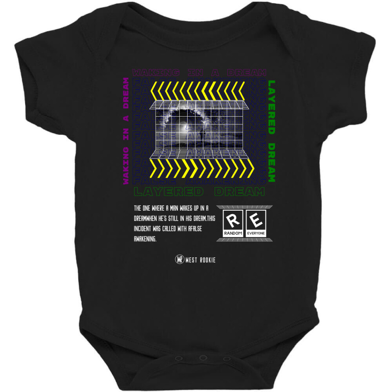 Street Wear False Awakening Baby Bodysuit by WestRookie | Artistshot