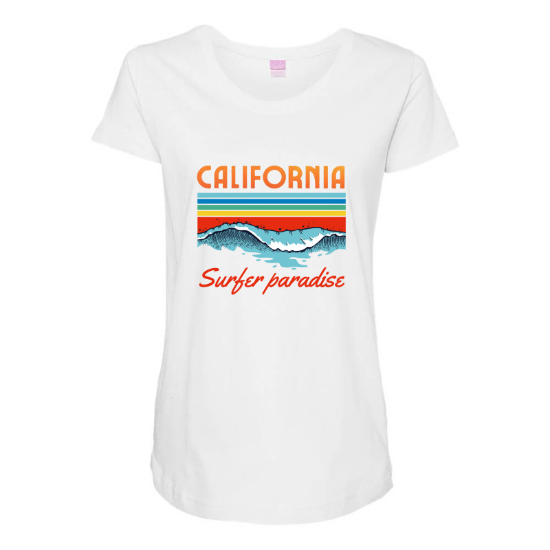 California Maternity Scoop Neck T-shirt by Rart | Artistshot