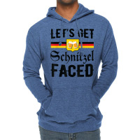 Let's Get Schnitzel Faced Beer Funny Oktoberfest 2022 German T Shirt Lightweight Hoodie | Artistshot