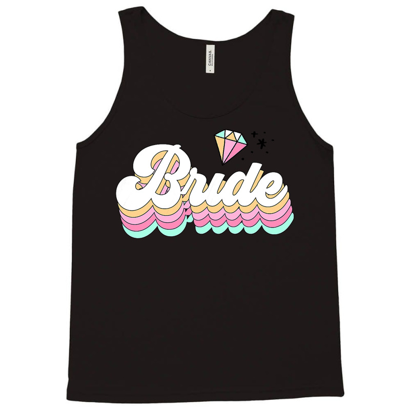 Unique Bridal Shower Bachelorette Party Bride Retro , Best Gift, Costu Tank Top | Artistshot