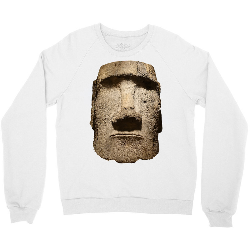 Easter Island Moai Statue Monolith World Mystery Crewneck Sweatshirt | Artistshot