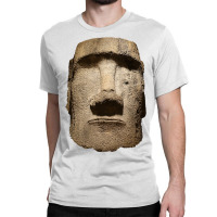 Easter Island Moai Statue Monolith World Mystery Classic T-shirt | Artistshot