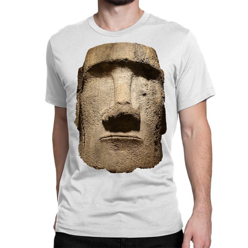 Easter Island Moai Statue Monolith World Mystery Classic T-shirt | Artistshot