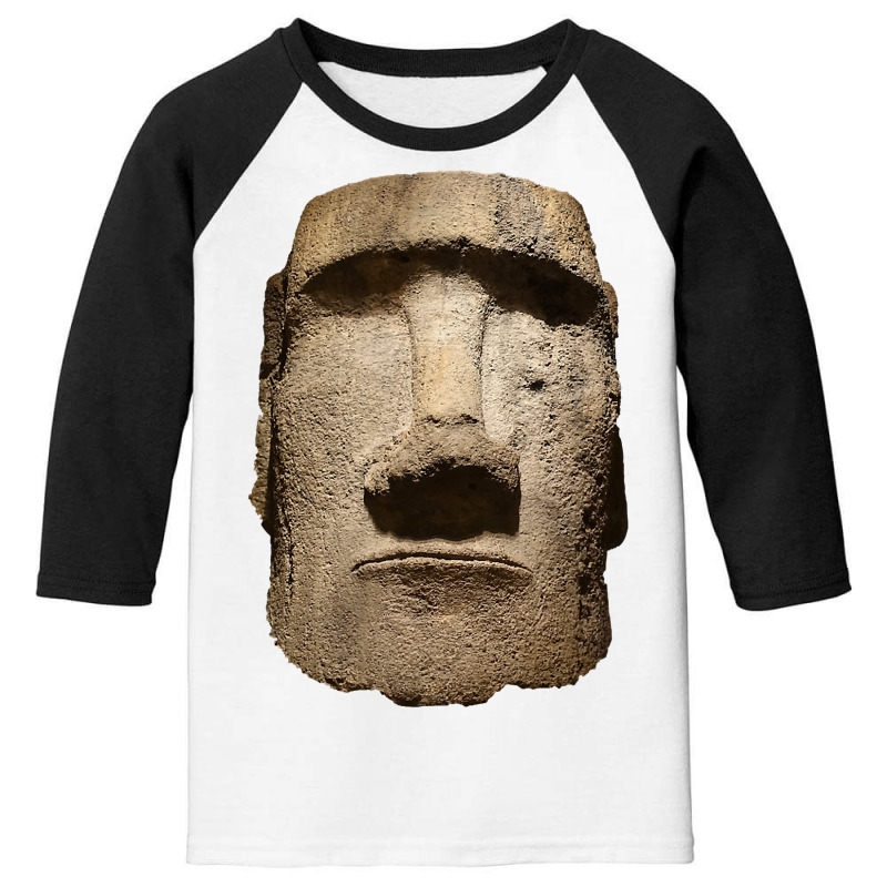 Easter Island Moai Statue Monolith World Mystery Youth 3/4 Sleeve | Artistshot