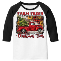 Farm Fresh Christmas Trees Youth 3/4 Sleeve | Artistshot