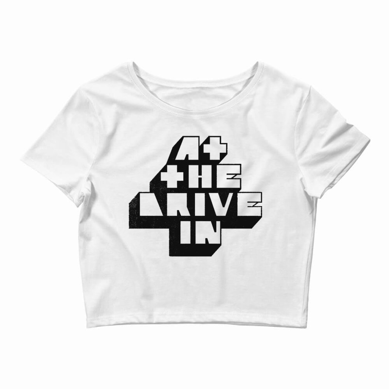 At The Drive In Sign Crop Top | Artistshot