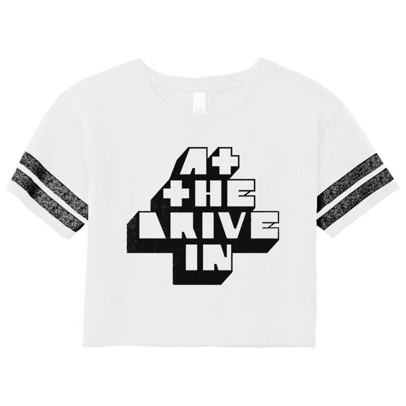 At The Drive In Sign Scorecard Crop Tee | Artistshot