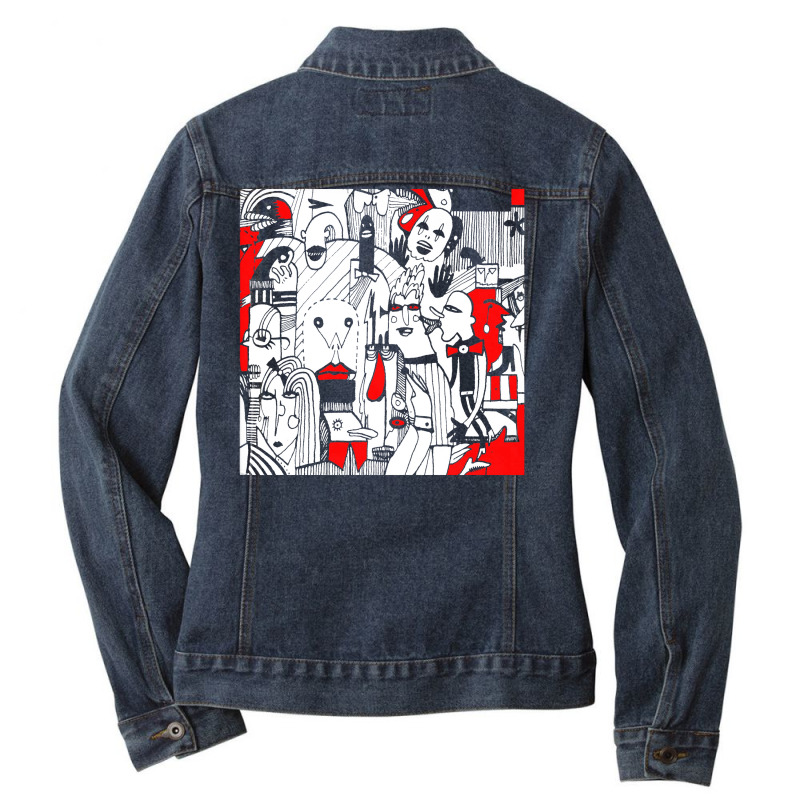 Darker My Love Love Pale Sun Ladies Denim Jacket | Artistshot