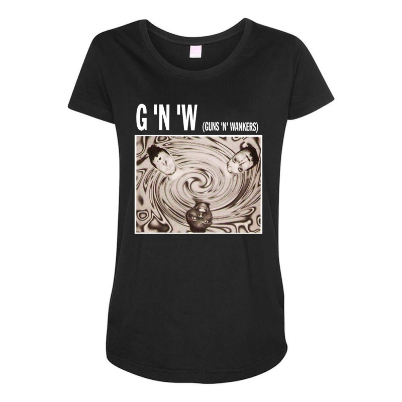 Guns And Wankers G'n'w Maternity Scoop Neck T-shirt | Artistshot