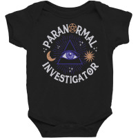 Paranormal Investigator T Shirt Ghost Hunting Shirt Ghost T Shirt Baby Bodysuit | Artistshot