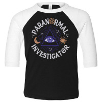 Paranormal Investigator T Shirt Ghost Hunting Shirt Ghost T Shirt Toddler 3/4 Sleeve Tee | Artistshot