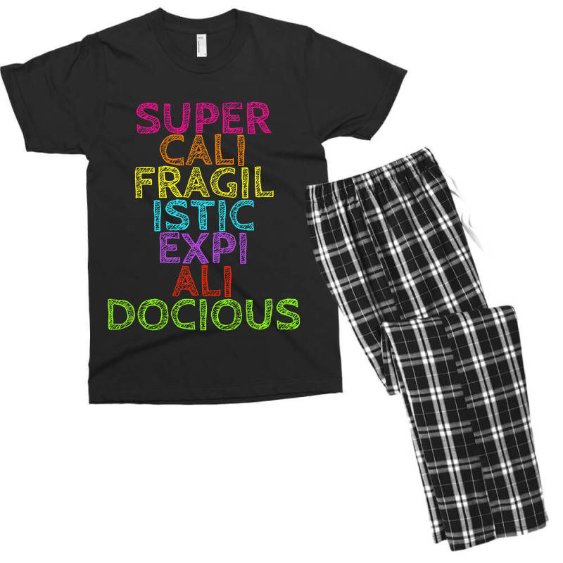 Supercalifragilisticexpialidocious T, Best Gift, Costume, Halloween, X Men's T-shirt Pajama Set by CUSER3772 | Artistshot