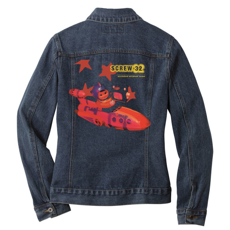 Unresolved Childhood Issues Ladies Denim Jacket | Artistshot