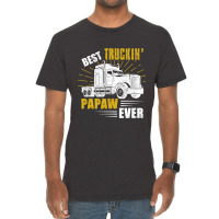 Best Truckin  Papaw Ever Tee Trucker Gift Fathers Day T Shirt Vintage T-shirt | Artistshot