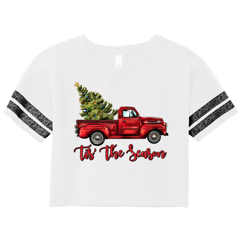 Tis The Season Scorecard Crop Tee by BarkalooDesign | Artistshot