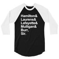 The Hamilton Crew For Dark 3/4 Sleeve Shirt | Artistshot