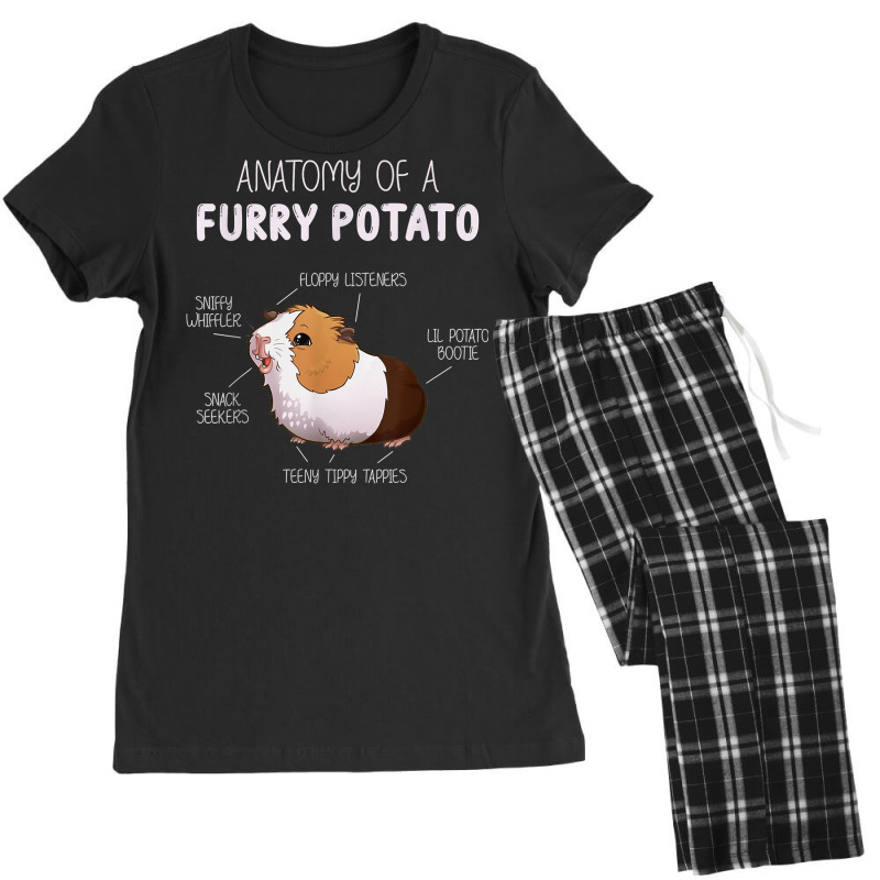 Custom Anatomy Of A Furry Potato Guinea Pig Lover Gift T Shirt