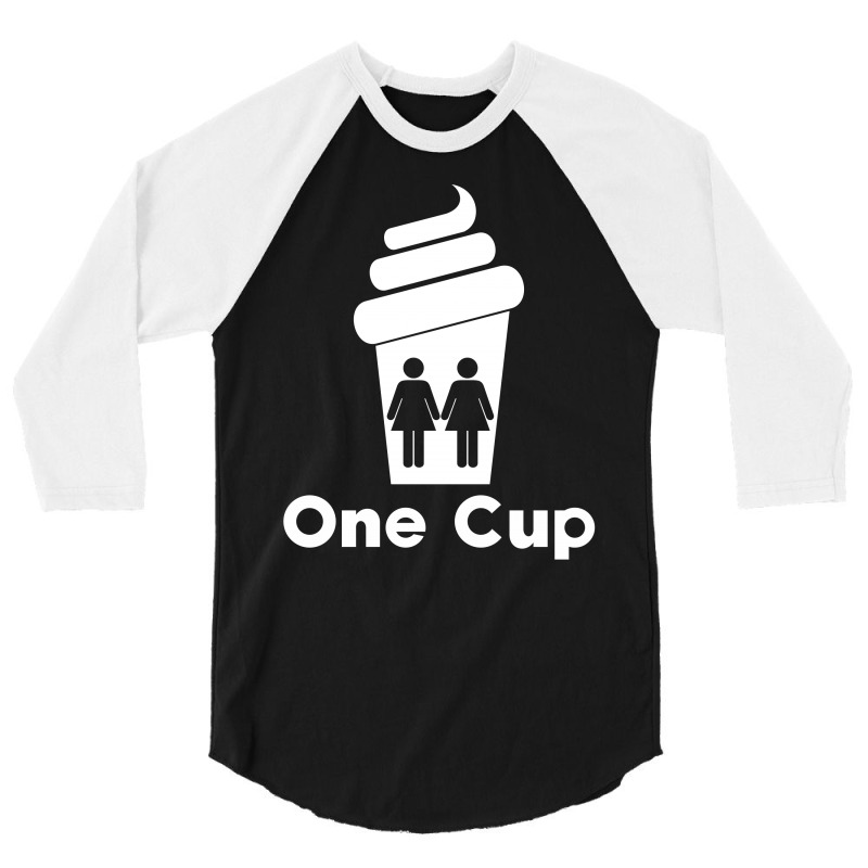 Two Girls One Cup 3/4 Sleeve Shirt | Artistshot