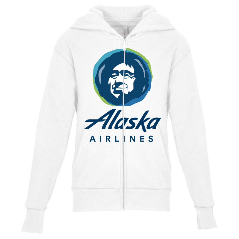 Alaska Airlines Youth Zipper Hoodie by slalomalt | Artistshot