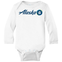 Alaska Eskimo Airlines Long Sleeve Baby Bodysuit | Artistshot