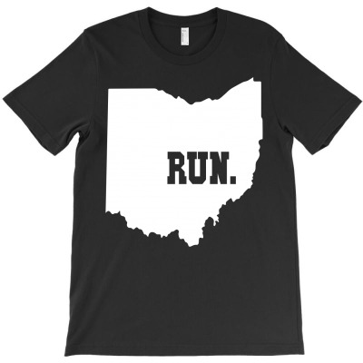 Run Ohio T-shirt Designed By Lian Alkein