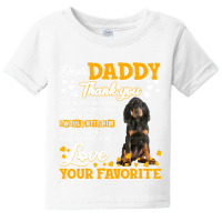 Black And Tan Coonhound Dear Daddy Thank You For Being T Shirt Baby Tee | Artistshot