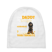 Black And Tan Coonhound Dear Daddy Thank You For Being T Shirt Baby Beanies | Artistshot