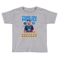 Ballon D'or 2021 Thank You Messi 30 Number 7x Golden Shoe Toddler T-shirt | Artistshot