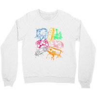 Video Game Console Controllers Retro 80's 90's Arcade Gamer Crewneck Sweatshirt | Artistshot