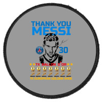 Ballon D'or 2021 Thank You Messi 30 Number 7x Golden Shoe Round Patch | Artistshot