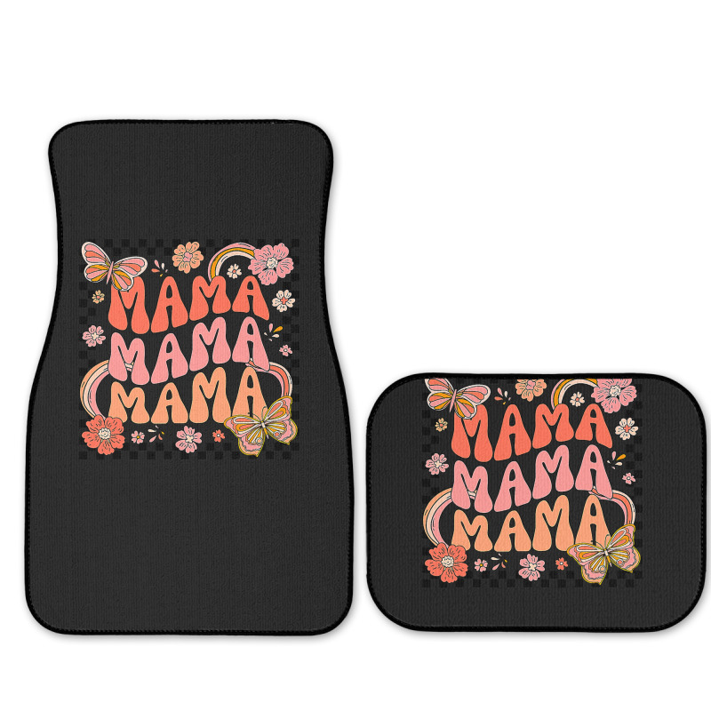 Groovy Mama One Thankful Mama Thanksgiving Mors Day , Best Gift, Costu Full Set Car Mats | Artistshot