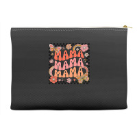 Groovy Mama One Thankful Mama Thanksgiving Mors Day , Best Gift, Costu Accessory Pouches | Artistshot